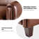 Glen Ellyn 30" Wide Genuine Leather Manual Club Recliner