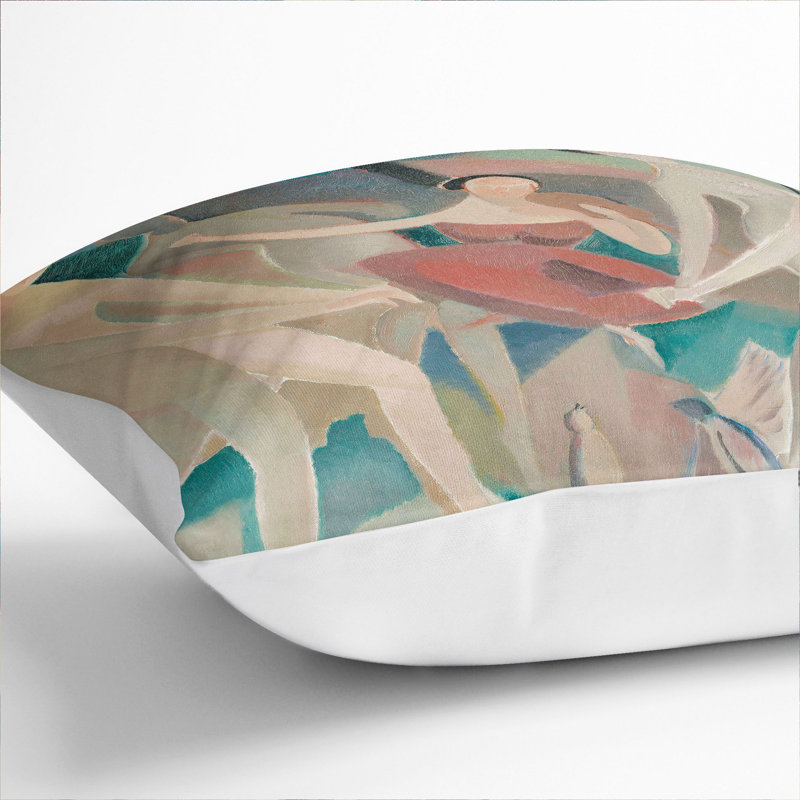 Joy In The Woods Square Throw Cushion, 55cm H x 55cm W x 20cm D, White