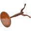 Mid 20th Century Hand-carved Victorian Wooden Plant Stand