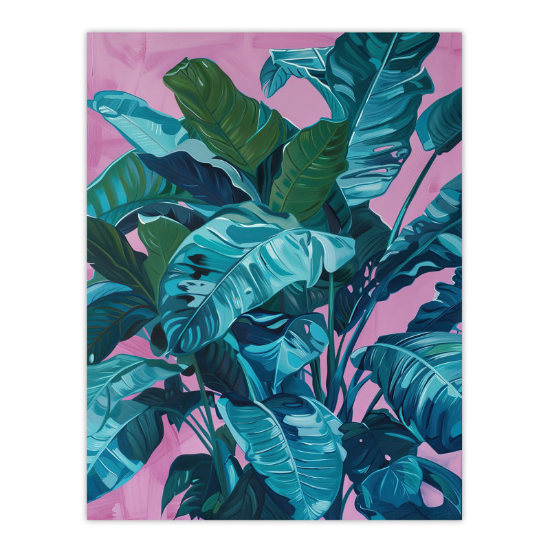 Tropical Plant Lover Painting Wall Art Print