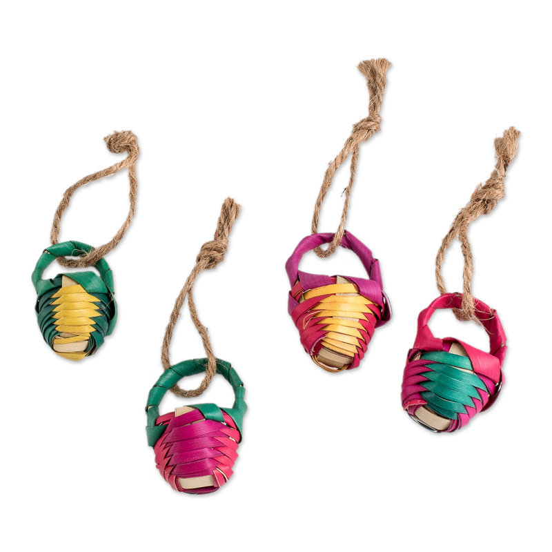 Ornements en fibres naturelles Bungalow Rose 