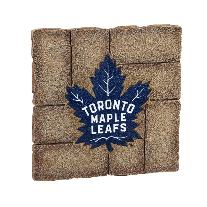 Weather Resistant Plastic Sports Stepping Stone, Toronto Maple Leafs