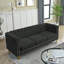 Button Tufted Sofa With Square Arm, 2Pcs Modern Couch-562600418