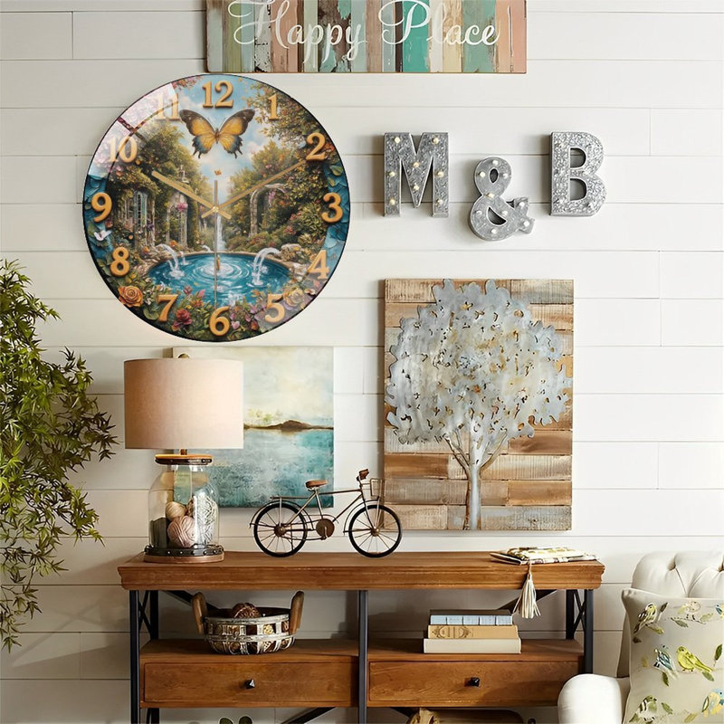 Horloge murale 12 po