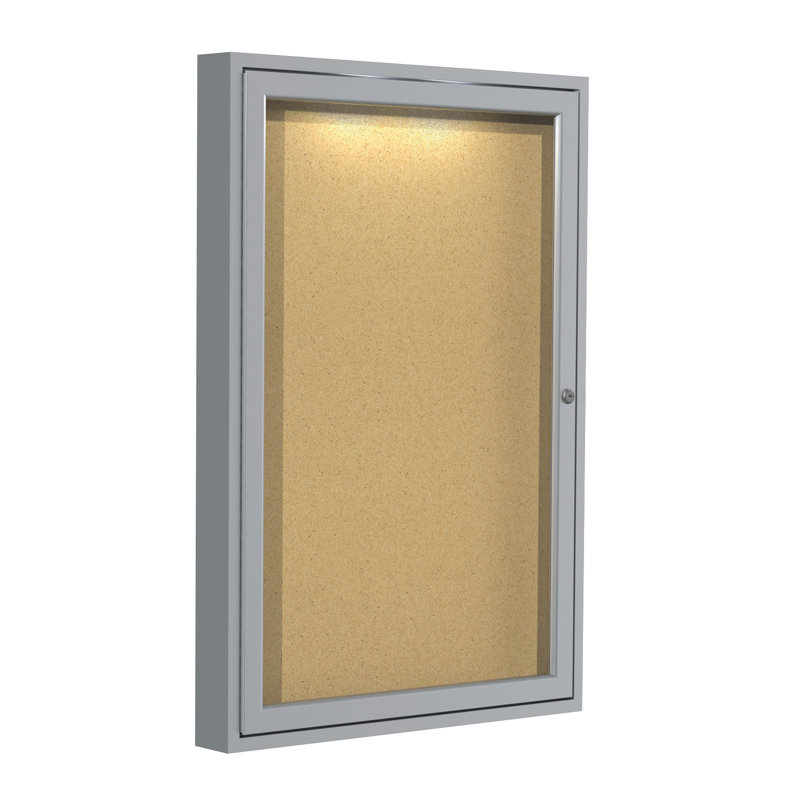 Babillard fermé 3 portes Ghent, H 3 pi x l 2 pi