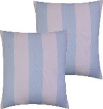 Coussin d'extérieur Calvessa, Sky Blue, Square 18", Polyester