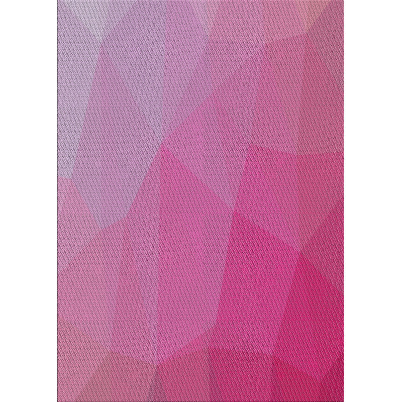Tapis rose en laine touffeté à la main Cowarts