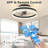 Ceiling Fan With Light – Led Crystal Flush Mount Fan Lamp With Hidden Blades And Natural Airflow, Perfect For Bedroom, Kids Room, Study Room-622924916