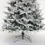 Arbre de Noël artificiel enneigé 7 pi