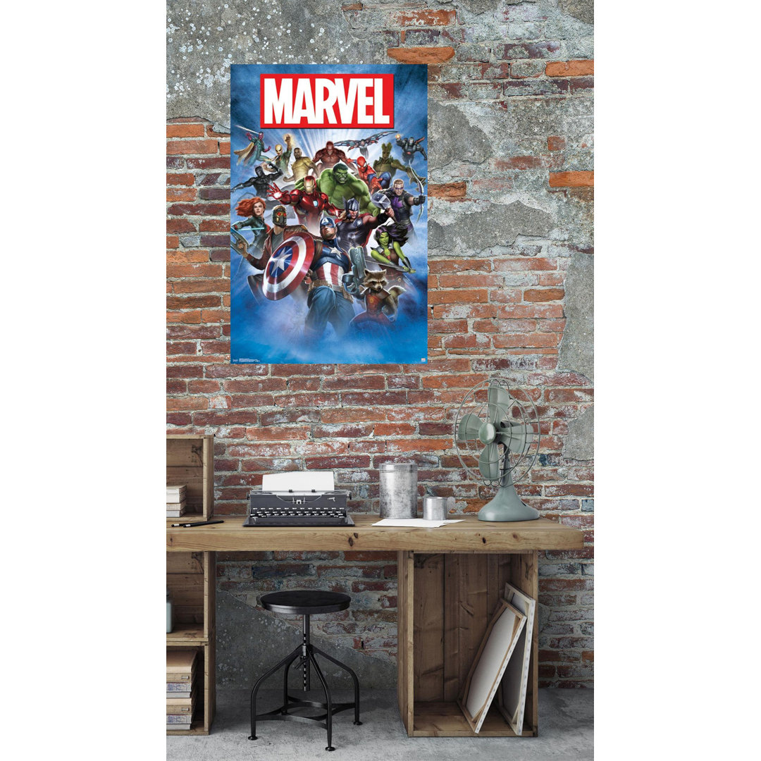 Marvel - Graphic Art Print on Paper Buy Art For Less 