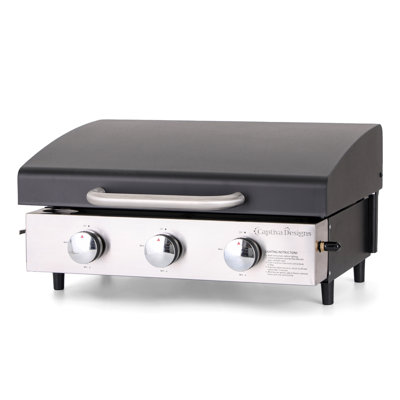 Barbecue au gaz portatif à 3 brûleurs Alphamarts 24 000 BTU