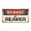 Beware of Beaver Aluminum Plate Frame
