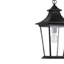 Luminaire suspendu d'extérieur noir à 1 lumière Piketon H 16,5 po