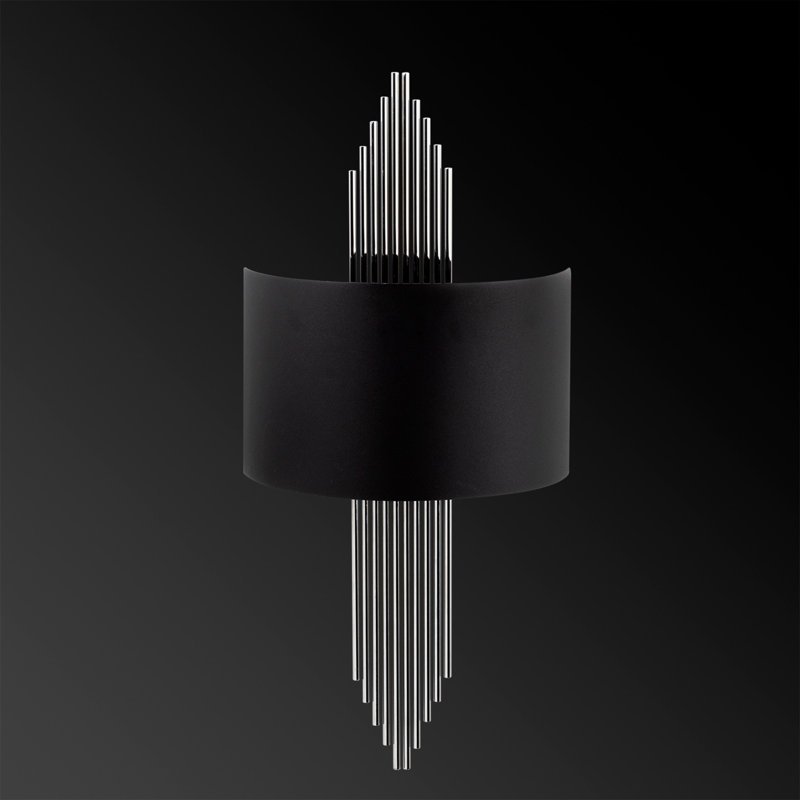 Sybilla Up & Downlight, Black/Silver