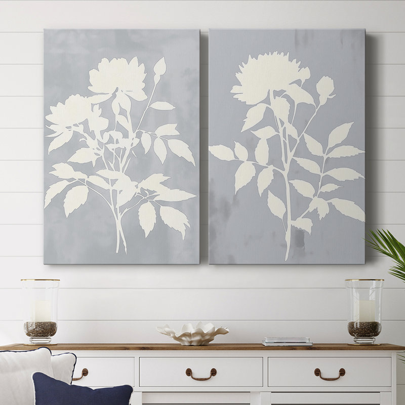 Toile tendue FLORAL Series DLxxxiv Premium Gallery - prête à être accrochée, H 18 po x l 24 po