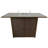 Rectangle Steel Propane Smokeless Fire Pit