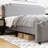 Jameown Solid Wood Slat Bed-891574447-891574440