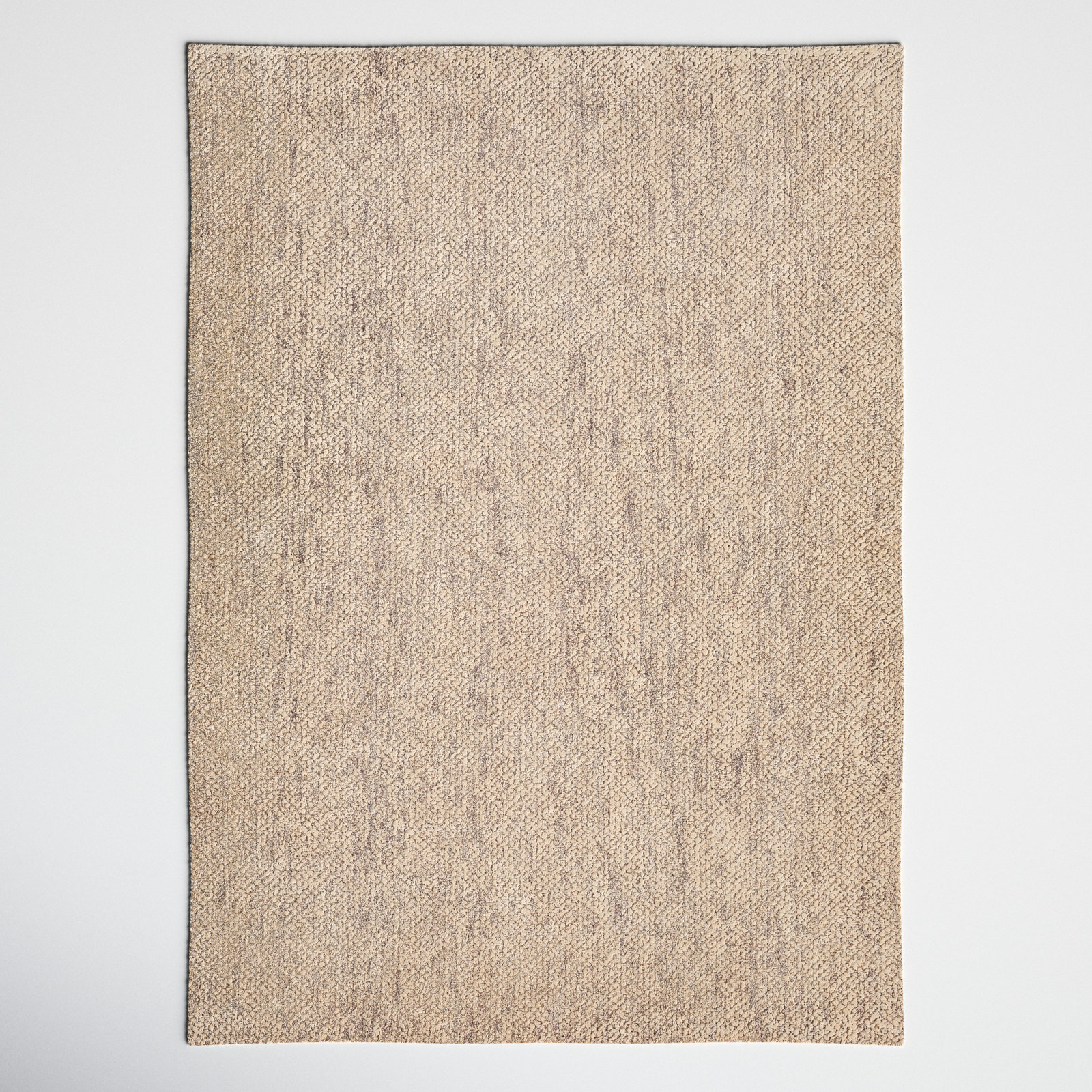 Alba Hand Loomed Gray Rug, Rectangle 5' x 7'6"