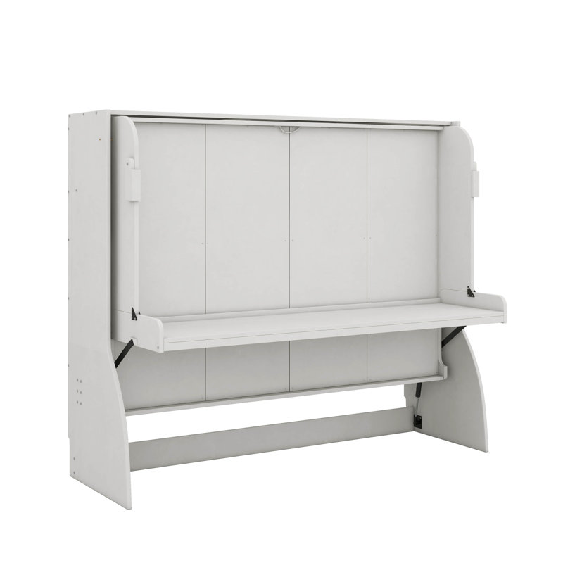 Lit escamotable double avec bureau