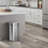 simplehuman 45 Liter / 12 Gallon Semi-Round Automatic Motion Sensor Trash Can-29056799
