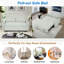 Pull-out Sofa Bed With Two Throw Pillows, Usb Ports, 3 Levels Adjustable Backrest