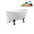 57.5'' x 29.5'' Soaking Acrylic Bathtub-83636129-83636123