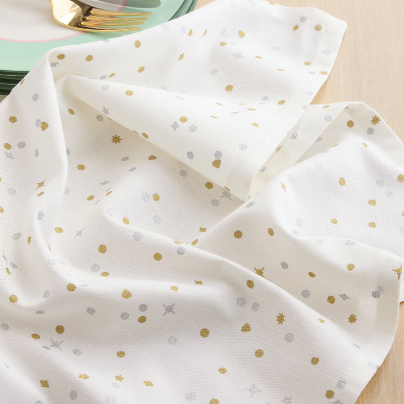 Kate Spade New York Celebration Confetti Dot Holiday Cloth Napkins