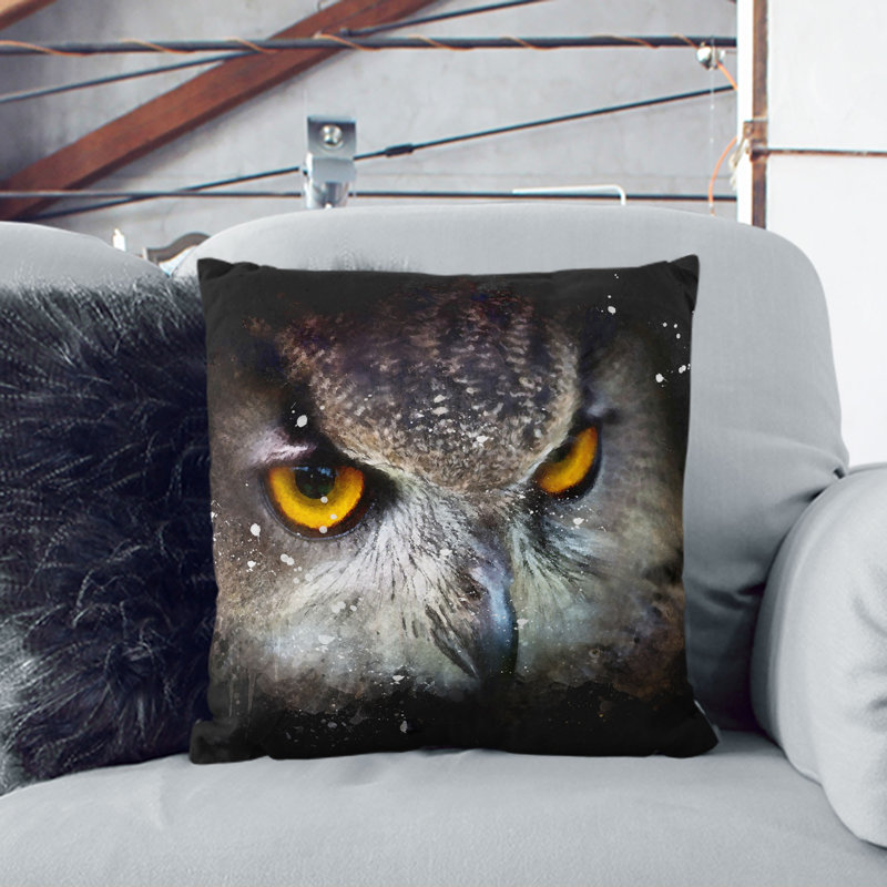 Square Cushion, 55cm H x 55cm W x 20cm D, Stone