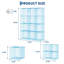 95cm W Metal Shelving Unit-731414482