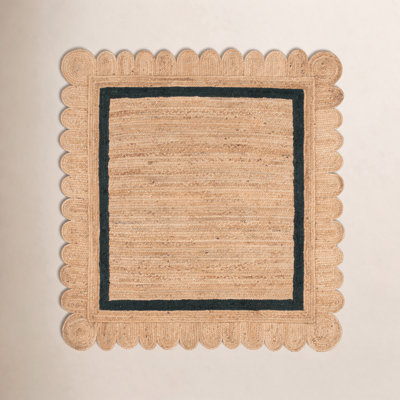 Inaki Hand-Woven Geometric Jute Rug