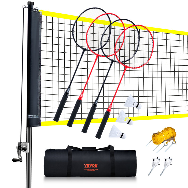 VEVOR Mesh Badminton with Carrying Case