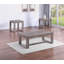 Table basse, table basse, table de salon avec piédestal double