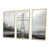 Toile naturelle avec cadre flottant