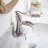 Waterfall Single Hole Bathroom Faucet With Drain Assembly-61280441