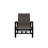 Belle Isle Sling Aluminum Frame Hidden Motion Chat/Lounge Chair With Marine Grade Polymer Arm Accent-98358310-98714567