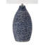 Lampe de table bleue 27 po Avalyn