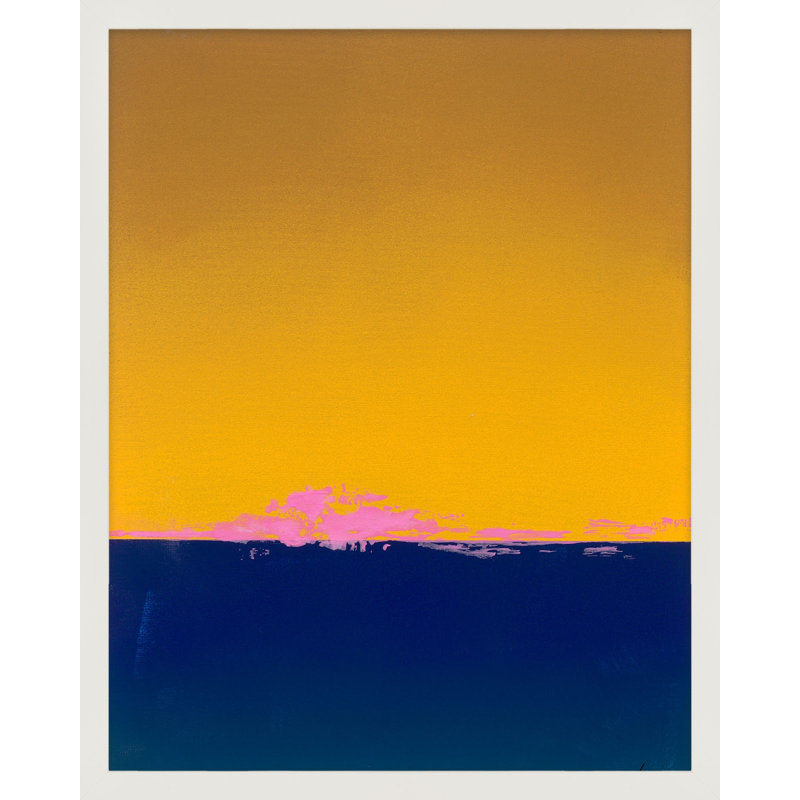 Horizon 1 Print by Lee Lessem, 38" H x 30" W x 1.25" D, White