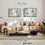 Impression sur toile bleue et neutre-102860096