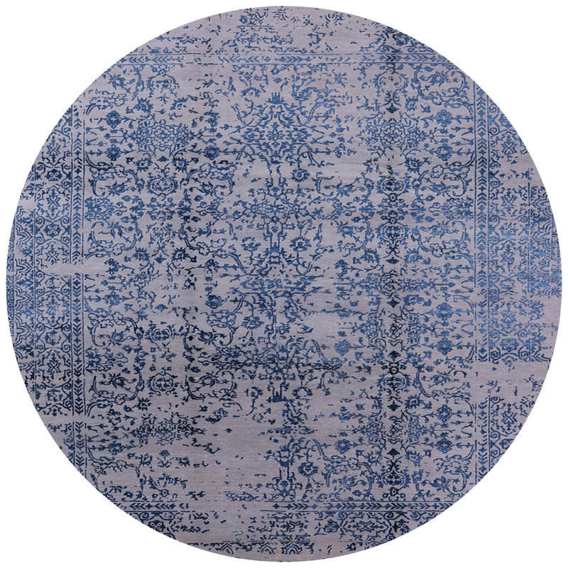 Hursey Oriental Indoor Rug, Round 6'