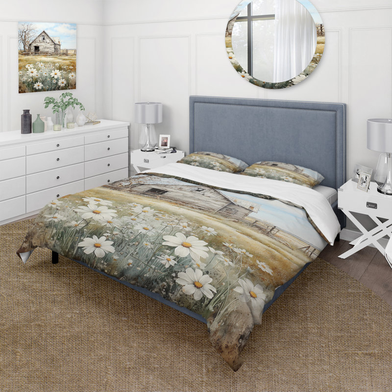 Ensemble de housse de couette en microfibre / polyester Farmhouse Quiet Retreat II Bedding