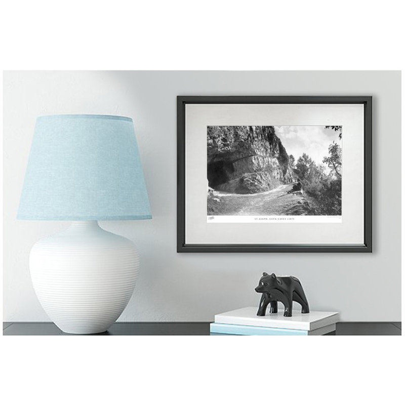 St Asaph, Cefn Caves C1875 by Francis Frith - Single Picture Frame Print, 40cm H x 50cm W x 2.3cm D