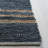 Rider Hand Woven Leather/Cotton/Jute Rug in Beige/Blue-416054664