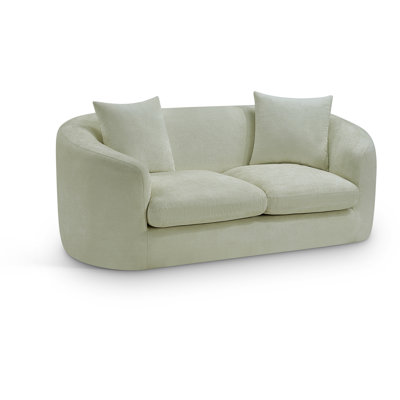Dren Chenille Fabric Loveseat