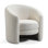 Chaise d'appoint en tissu Carla, couleur crème