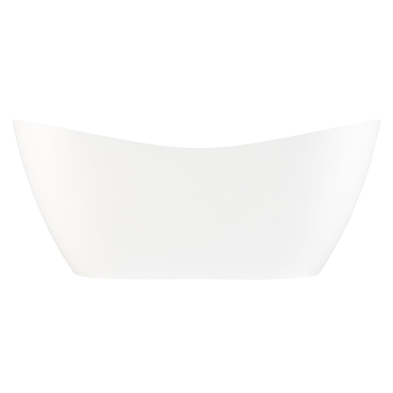 72" Sheba Acrylic Double-Slipper Tub - Air Massage With Foam