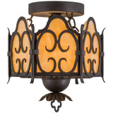 1 - Light Semi Flush Mount