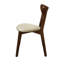 Chaise d’appoint beige Wilhelmina