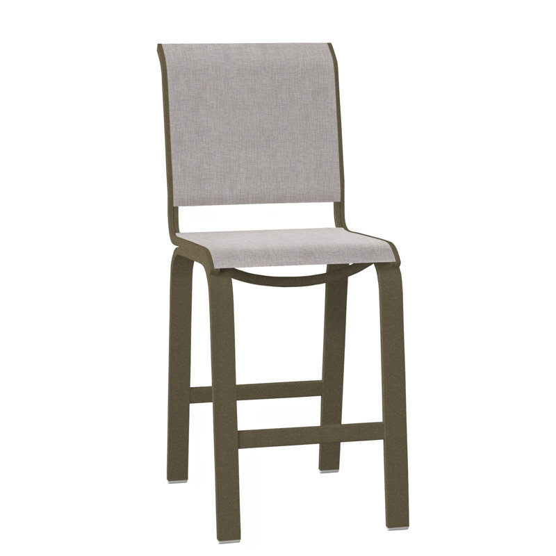 Tabouret de bar 26 po Holna, Bois de plage texturé, Oursin