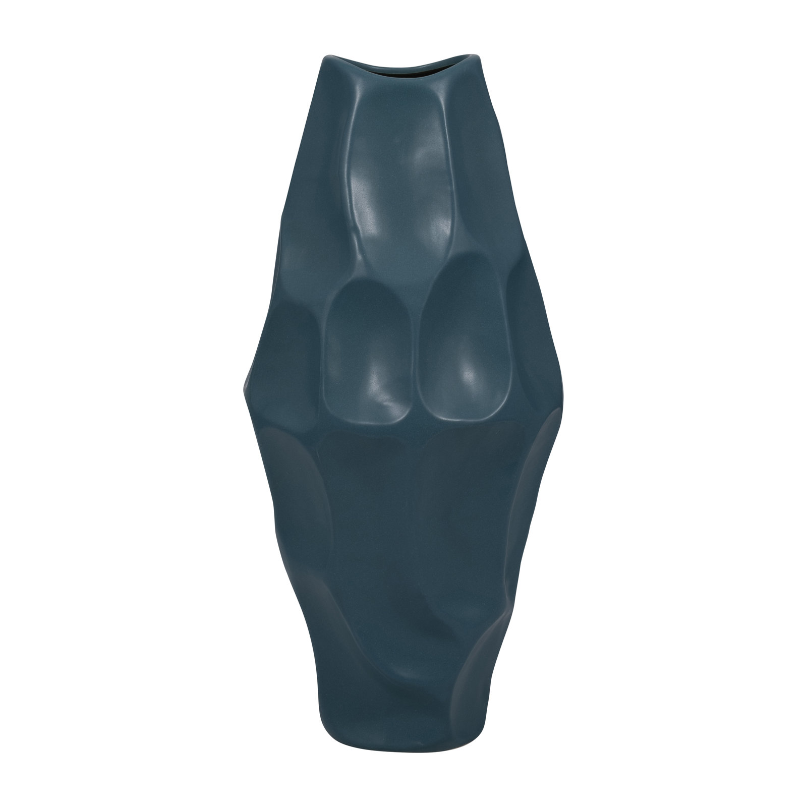 Antwerp Handmade Table Vase, Teal, 21" H x 9" W x 9" D