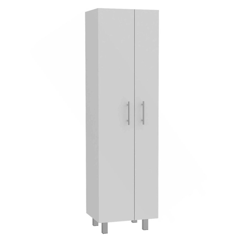 Halifax 2-Door Rectangle Closet Pantry White